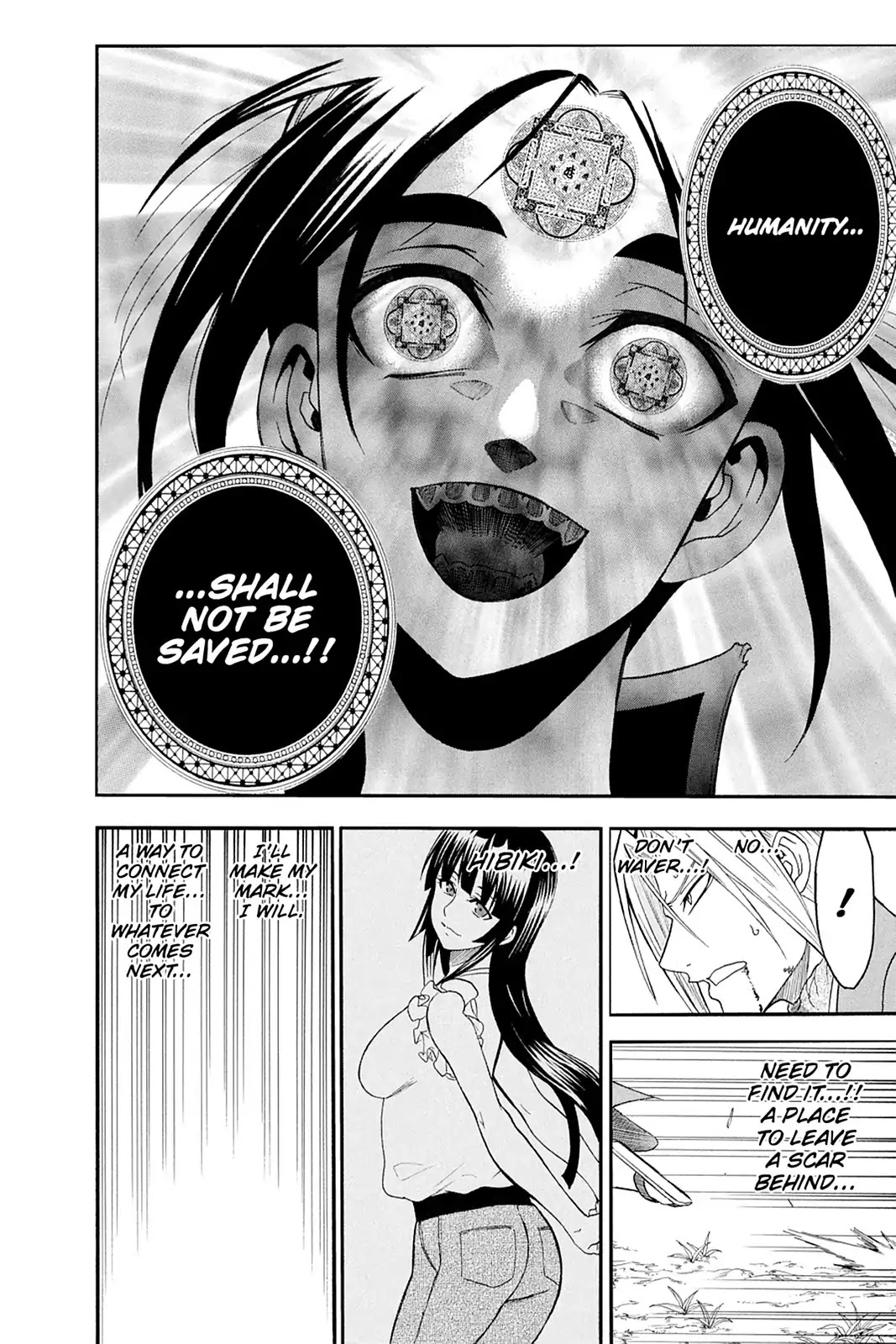 Shikabane Hime Chapter 104 page 14 - Chapter 104: Vol.22 Death 104: Salvation (Part 5)