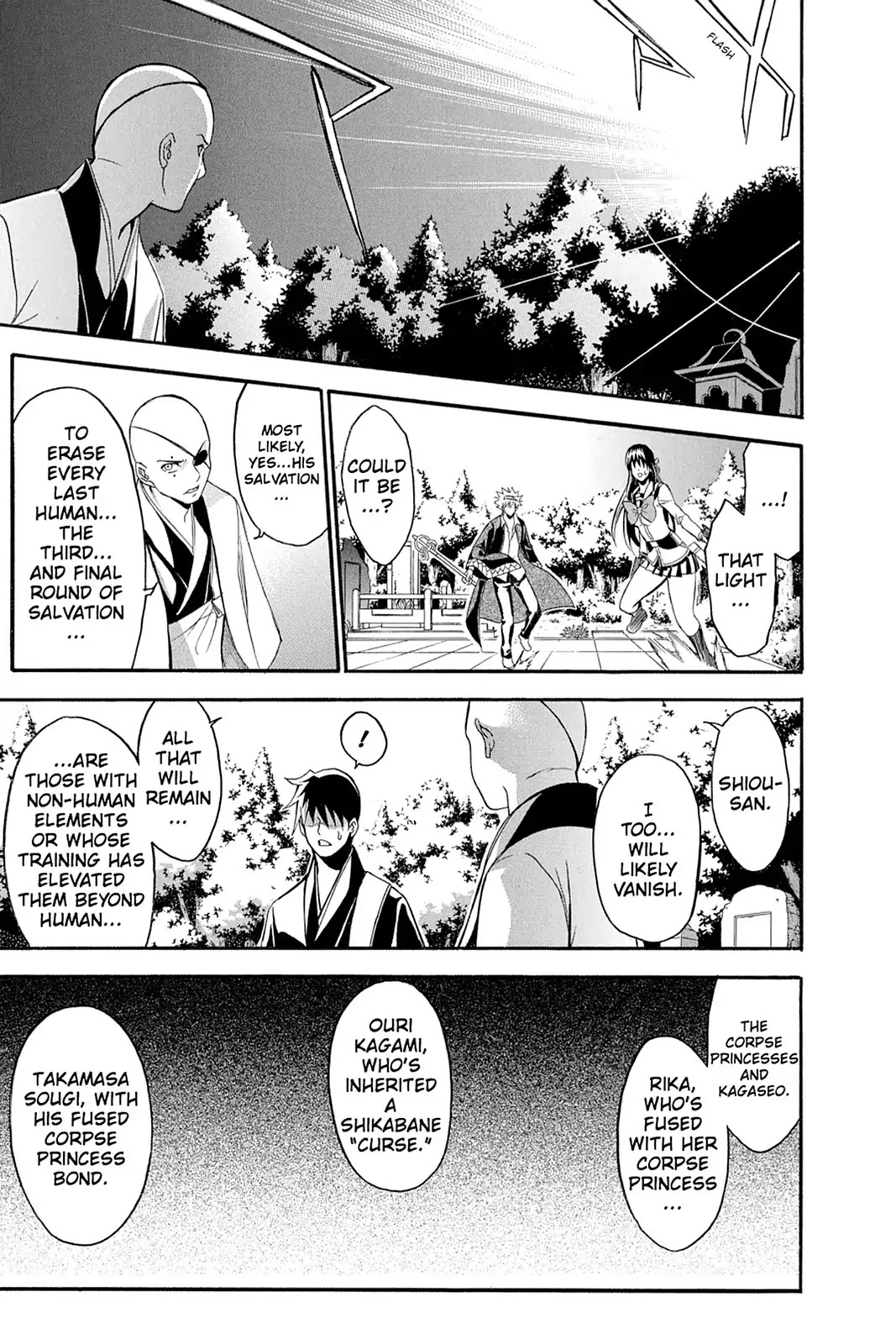 Shikabane Hime Chapter 104 page 29 - Chapter 104: Vol.22 Death 104: Salvation (Part 5)