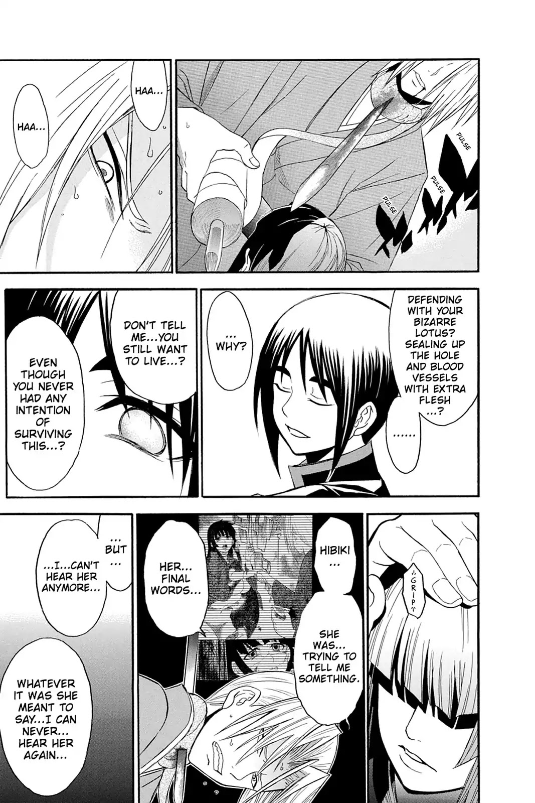 Shikabane Hime Chapter 104 page 3 - Chapter 104: Vol.22 Death 104: Salvation (Part 5)