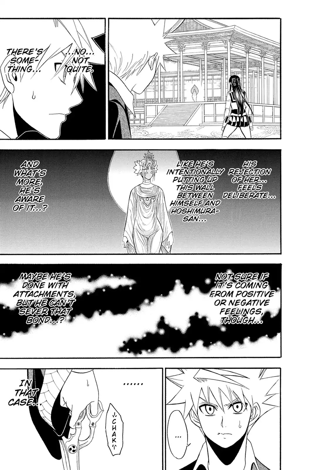 Shikabane Hime Chapter 105 page 15 - Chapter 105: Vol.22 Death 105: The Final Stage: Tushita's Inner Sanctum Atop Mt. Sumeru