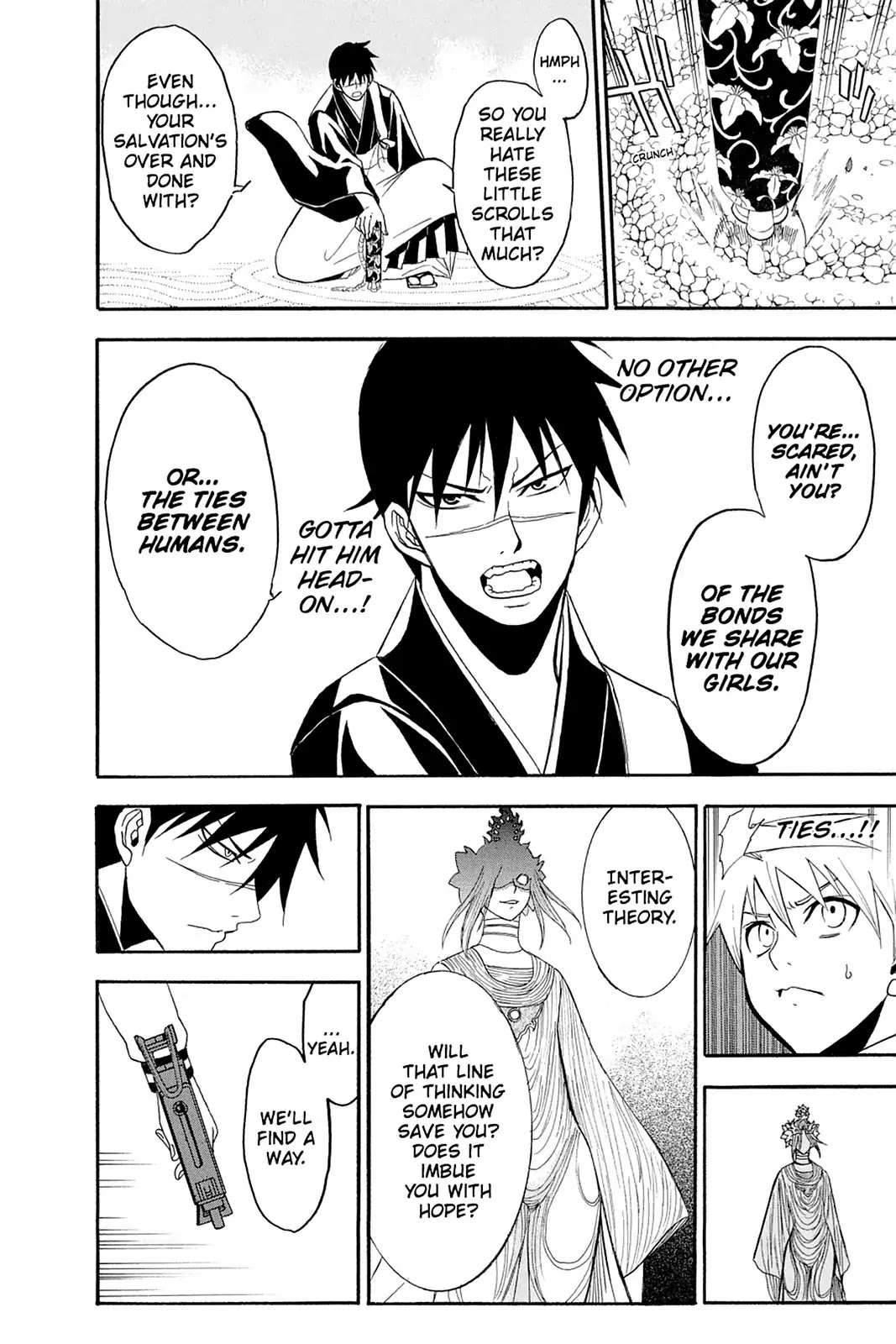 Shikabane Hime Chapter 105 page 16 - Chapter 105: Vol.22 Death 105: The Final Stage: Tushita's Inner Sanctum Atop Mt. Sumeru