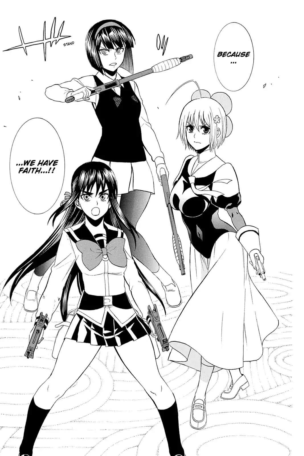 Shikabane Hime Chapter 105 page 17 - Chapter 105: Vol.22 Death 105: The Final Stage: Tushita's Inner Sanctum Atop Mt. Sumeru
