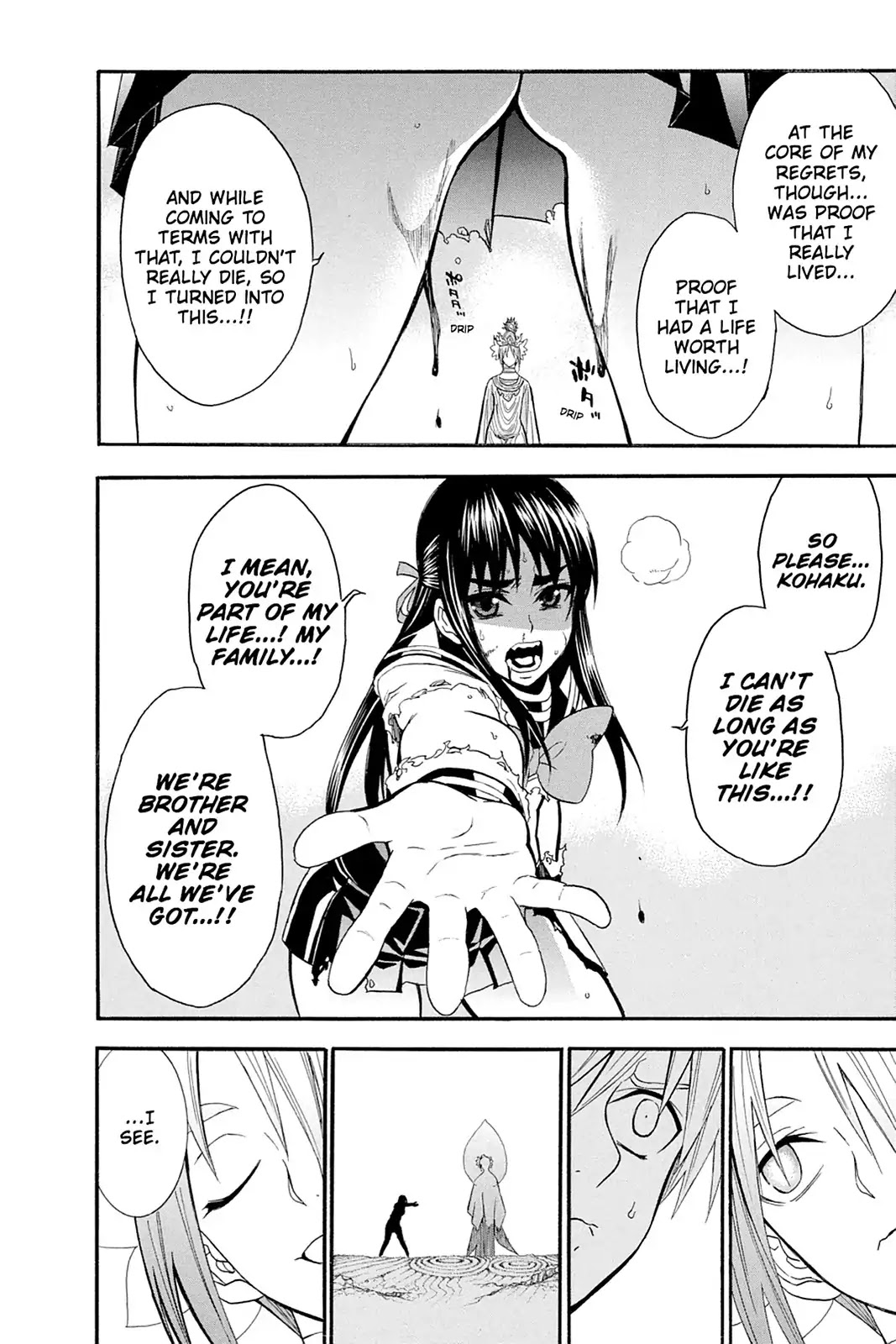 Shikabane Hime Chapter 106 page 12 - Chapter 106: Vol.22 Death 106: Karma, Fate, Bonds, Destiny, or A Combination Thereof