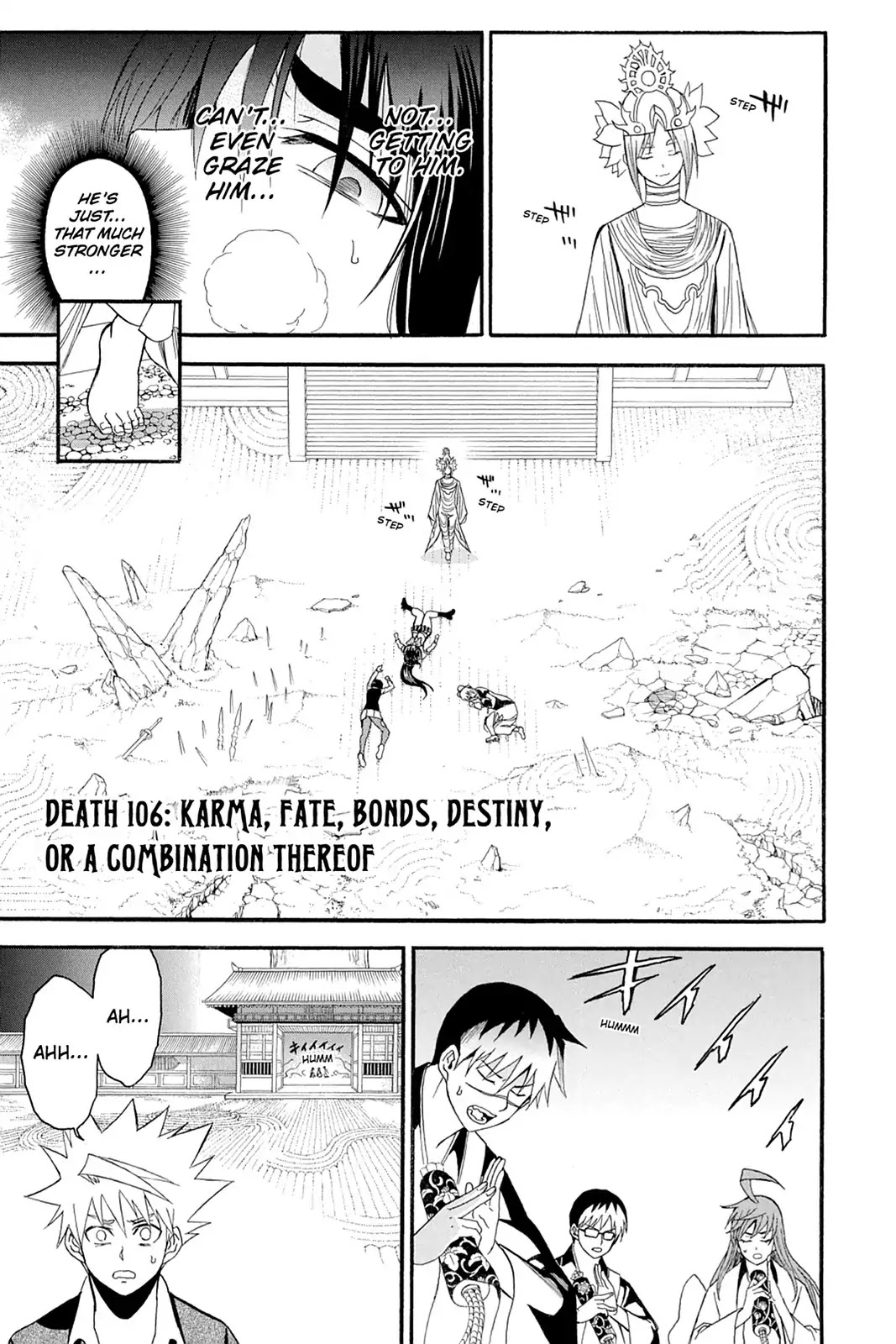 Shikabane Hime Chapter 106 page 3 - Chapter 106: Vol.22 Death 106: Karma, Fate, Bonds, Destiny, or A Combination Thereof