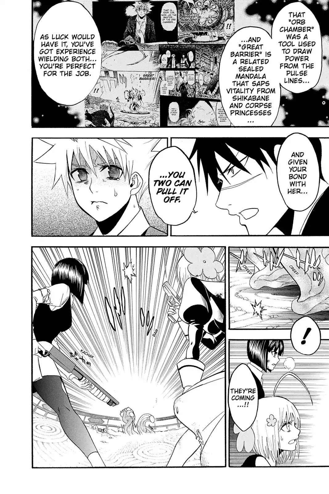 Shikabane Hime Chapter 106 page 37 - Chapter 106: Vol.22 Death 106: Karma, Fate, Bonds, Destiny, or A Combination Thereof