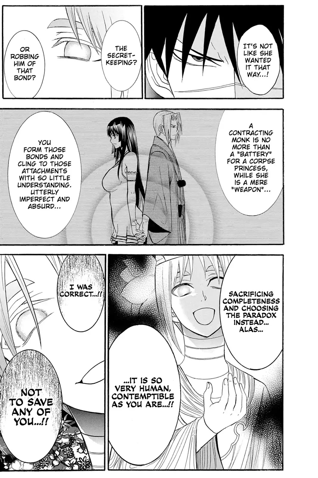 Shikabane Hime Chapter 106 page 9 - Chapter 106: Vol.22 Death 106: Karma, Fate, Bonds, Destiny, or A Combination Thereof