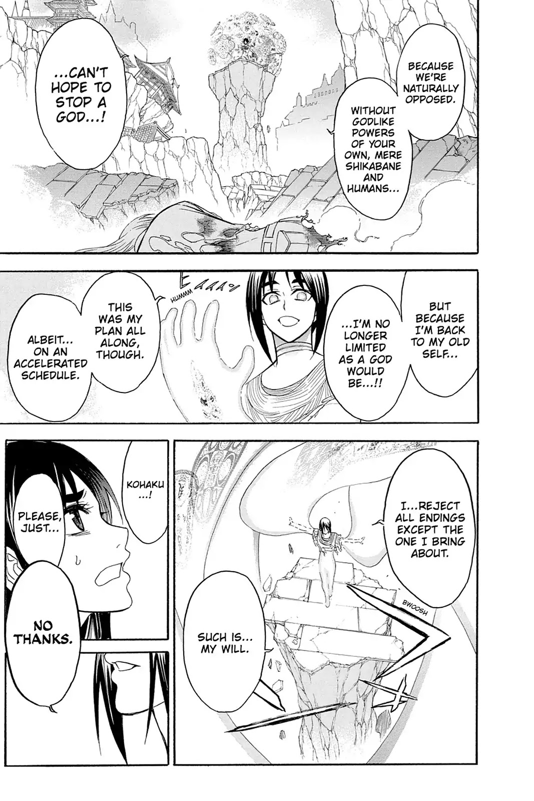 Shikabane Hime Chapter 108 page 13 - Chapter 108: Vol.23 Death 108: Salvation's End