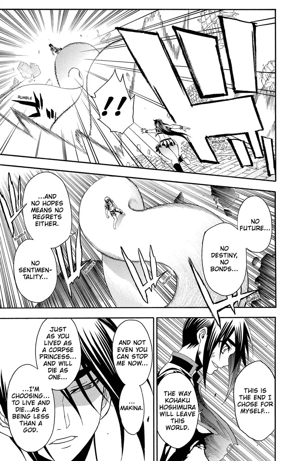 Shikabane Hime Chapter 109 page 11 - Chapter 109: Vol.23 Death 109: Conclusion: Heartfelt Send-Off