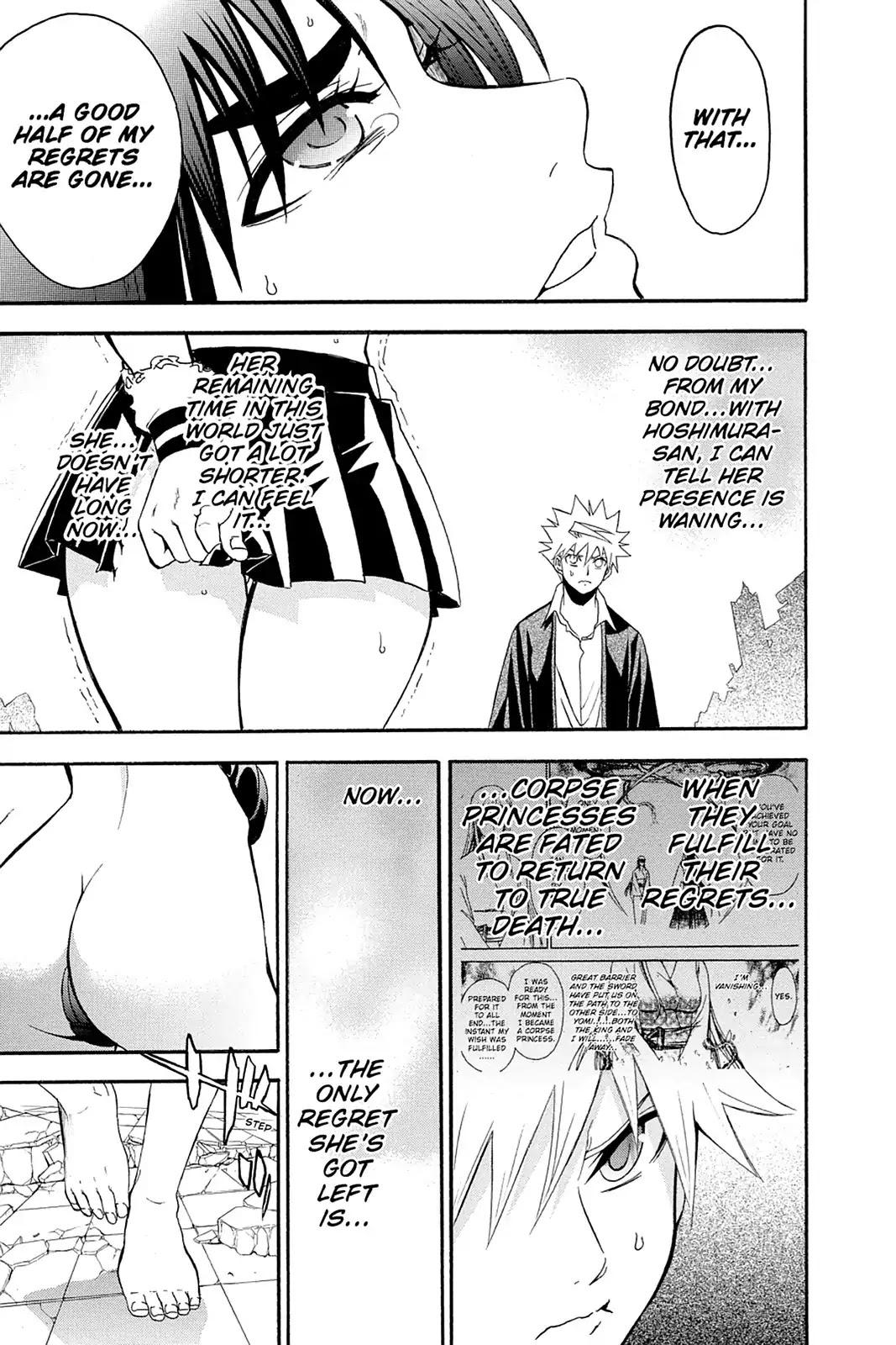 Shikabane Hime Chapter 109 page 15 - Chapter 109: Vol.23 Death 109: Conclusion: Heartfelt Send-Off
