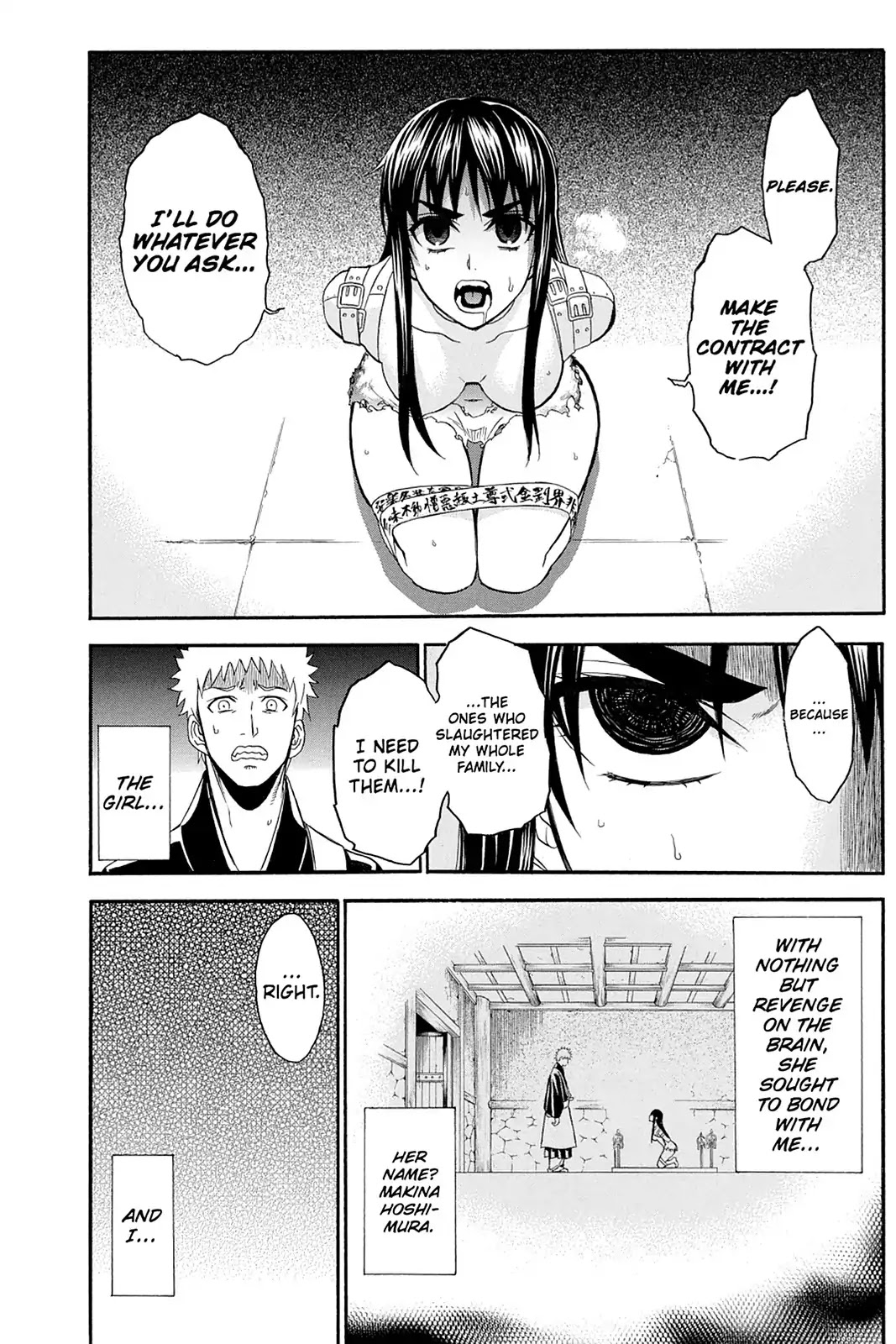 Shikabane Hime Chapter 110.5 page 6 - Vol.23 Death Minus: Life [END]
