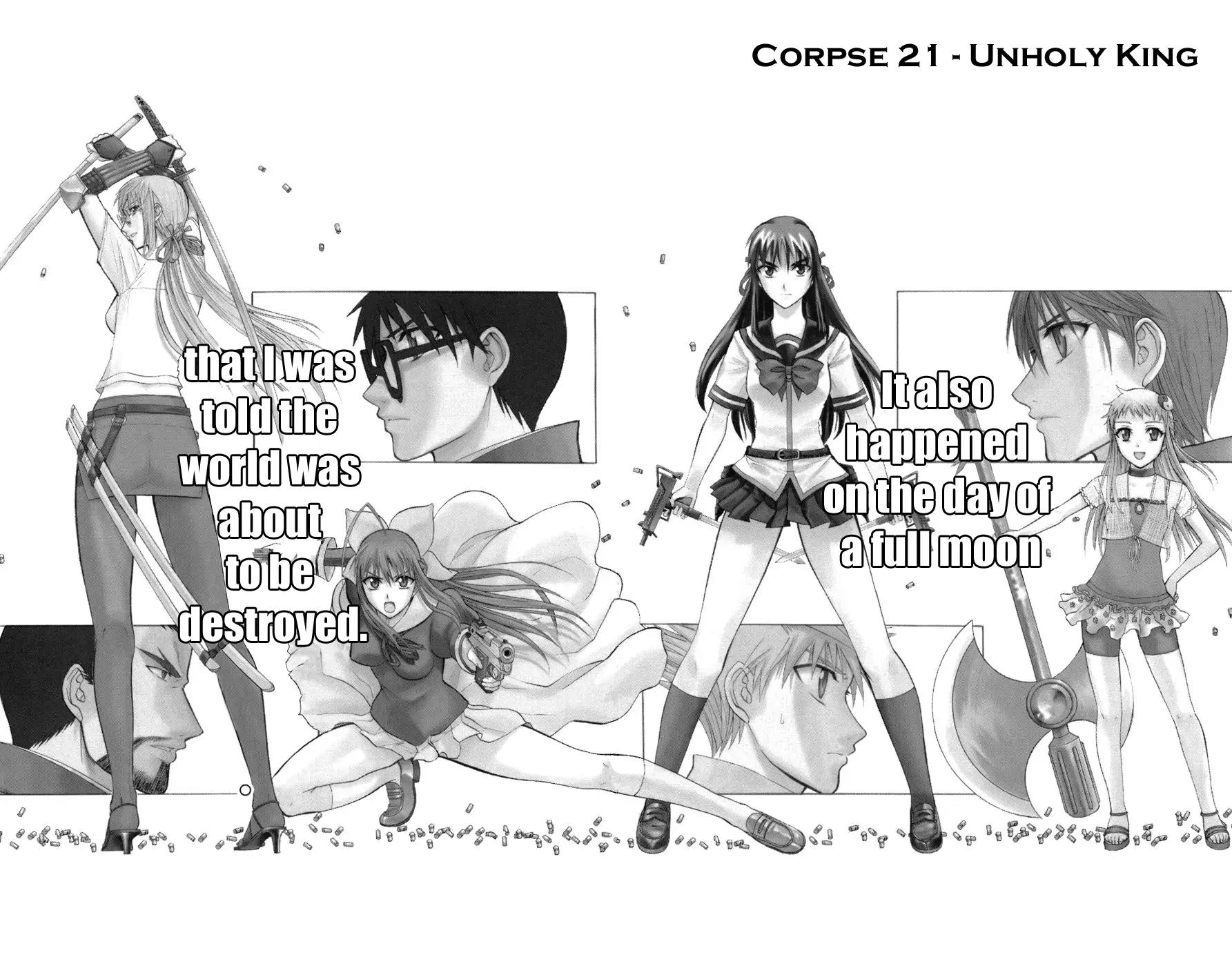 Shikabane Hime Chapter 21 page 2 - Chapter 21: Vol.5 Death 21: Unholy King