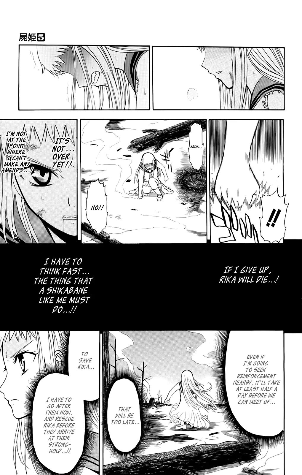 Shikabane Hime Chapter 23 page 43 - Chapter 23: Vol.5 Death 23: Ten Forms Of Death