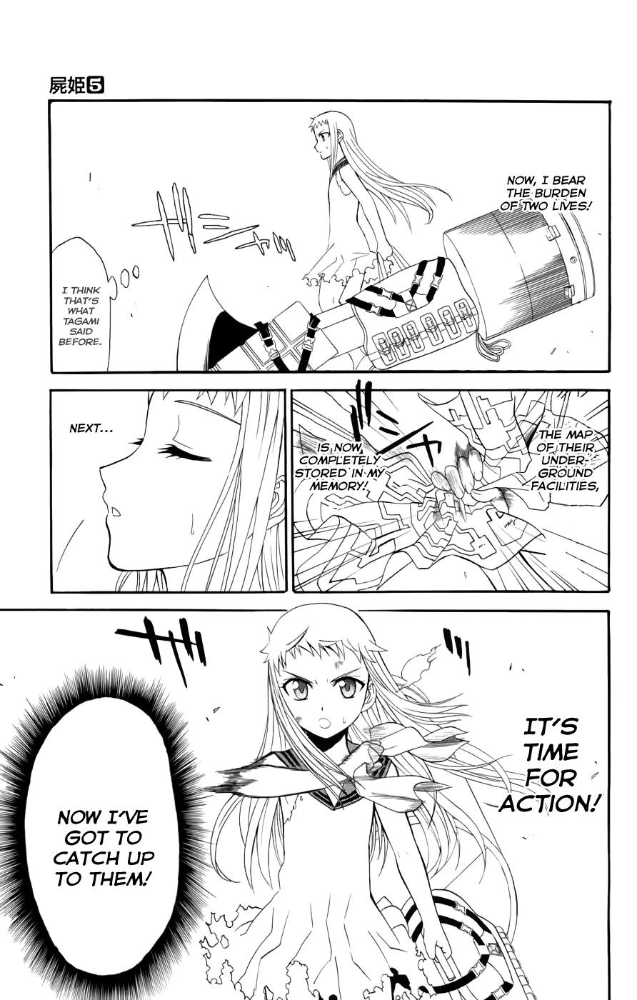 Shikabane Hime Chapter 24 page 7 - Chapter 24: Vol.5 Death 24: Tied to Fate