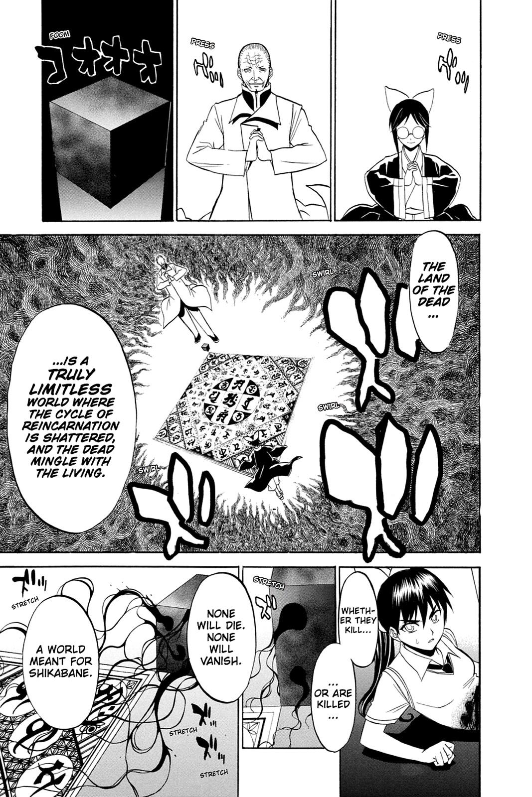 Shikabane Hime Chapter 31 page 17 - Chapter 31: Death 31