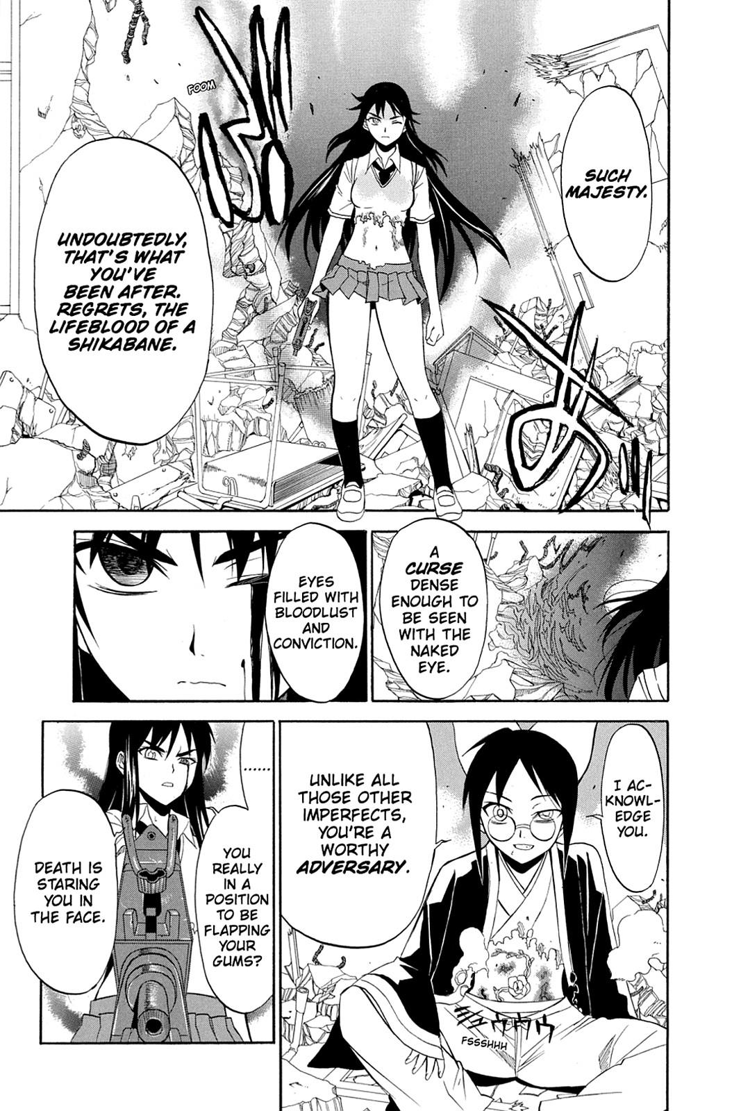 Shikabane Hime Chapter 32 page 3 - Chapter 32: Death 32