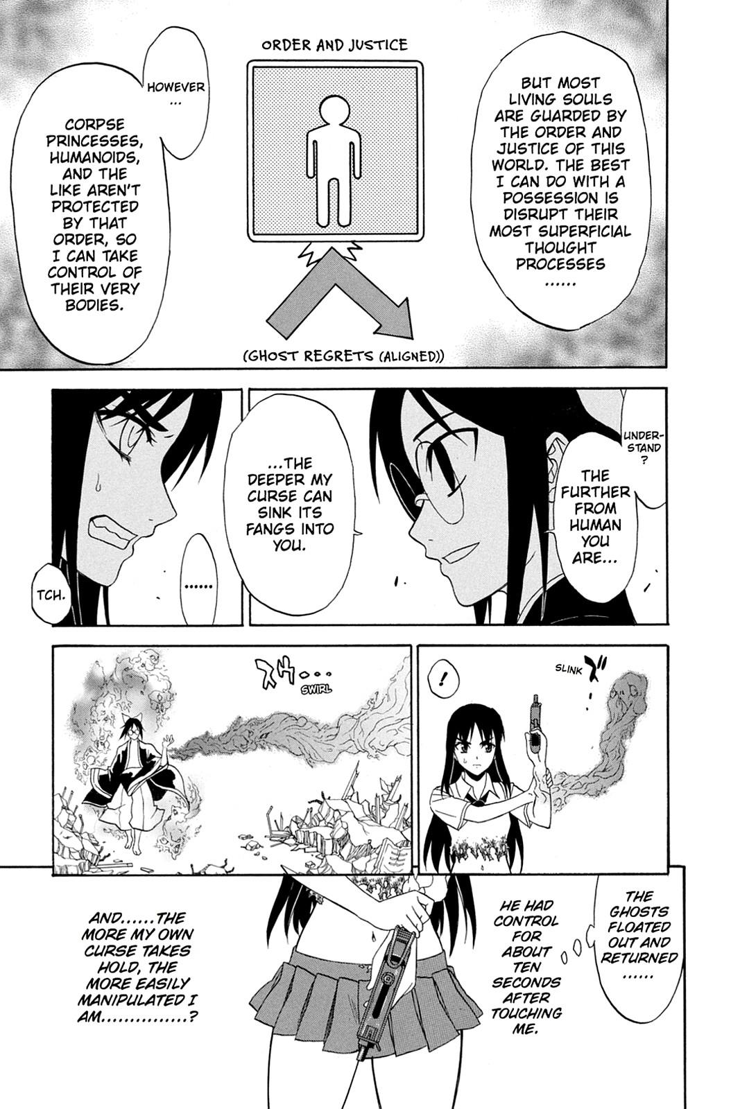 Shikabane Hime Chapter 32 page 9 - Chapter 32: Death 32
