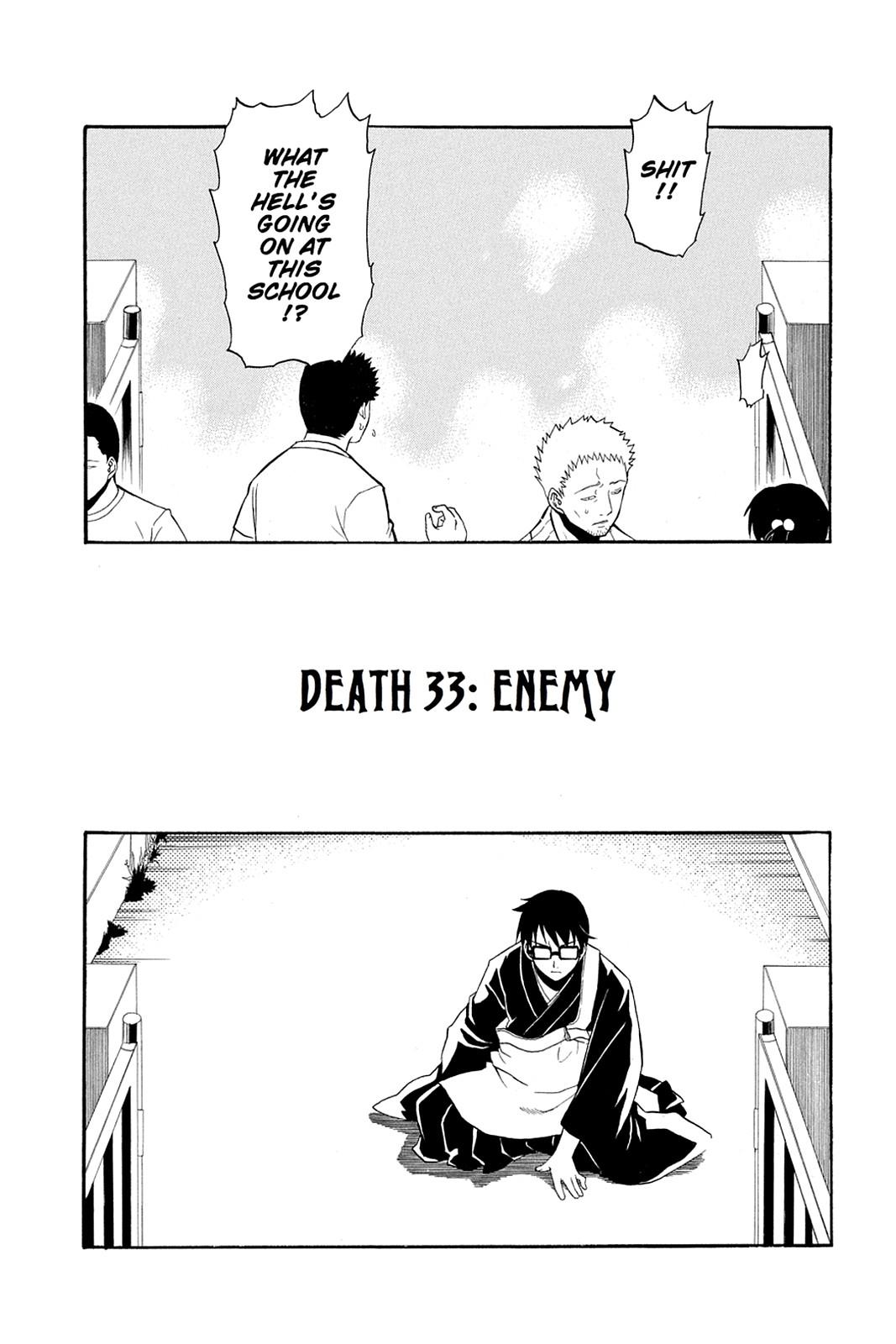 Shikabane Hime Chapter 33 page 2 - Chapter 33: Death 33