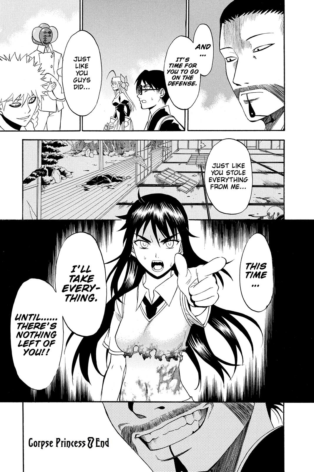 Shikabane Hime Chapter 33 page 46 - Chapter 33: Death 33