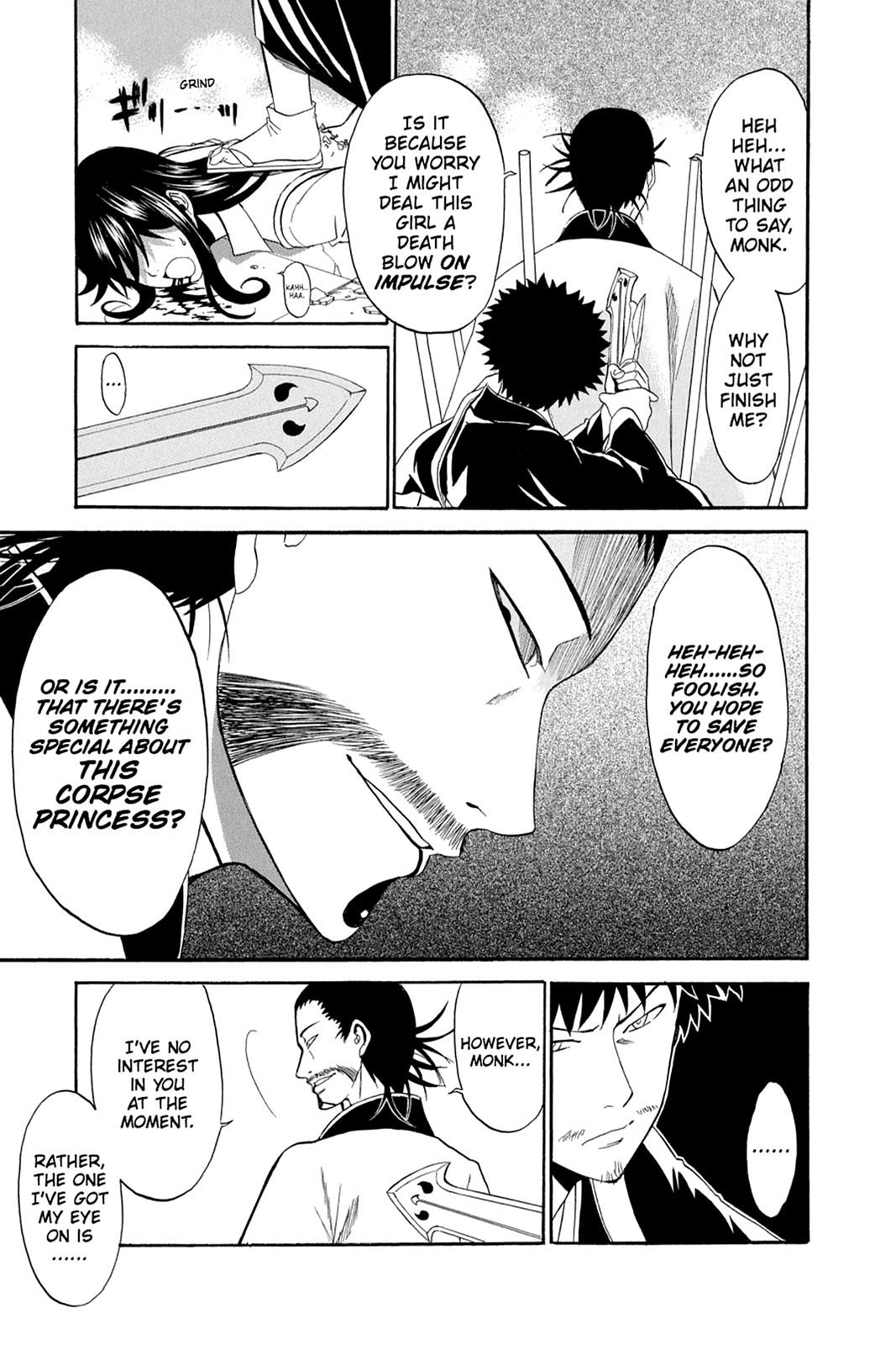 Shikabane Hime Chapter 34 page 14 - Chapter 34: Death 34