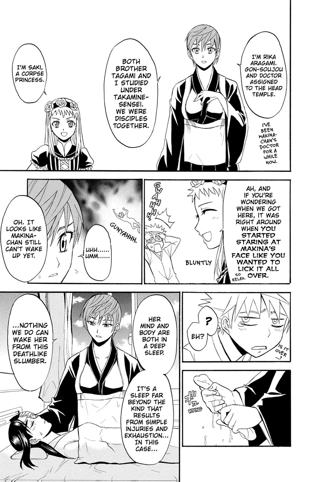 Shikabane Hime Chapter 34 page 36 - Chapter 34: Death 34