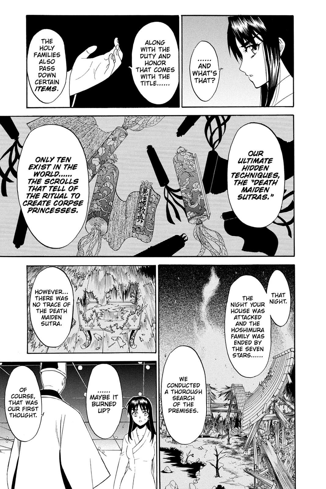 Shikabane Hime Chapter 35 page 33 - Chapter 35: Death 35
