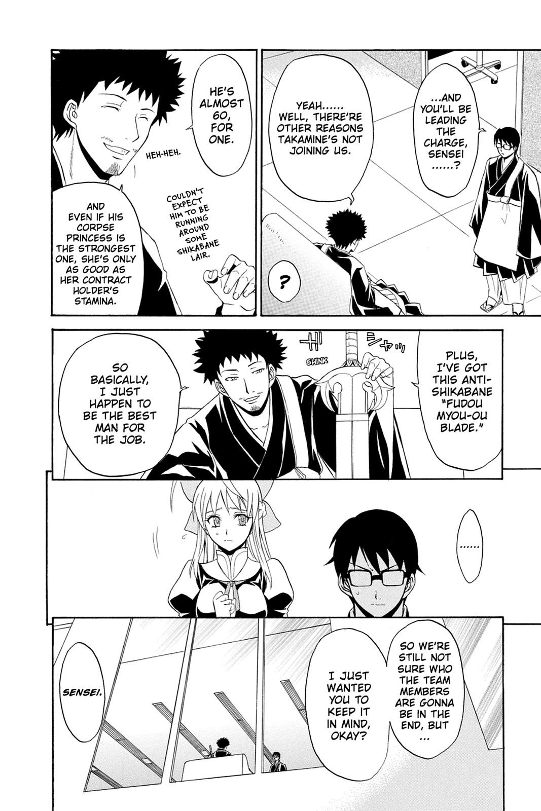 Shikabane Hime Chapter 35 page 38 - Chapter 35: Death 35