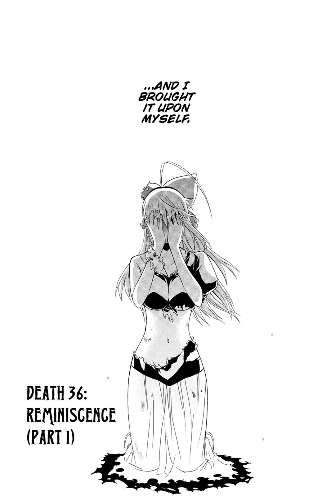 Shikabane Hime Chapter 36 page 1 - Chapter 36: Death 36