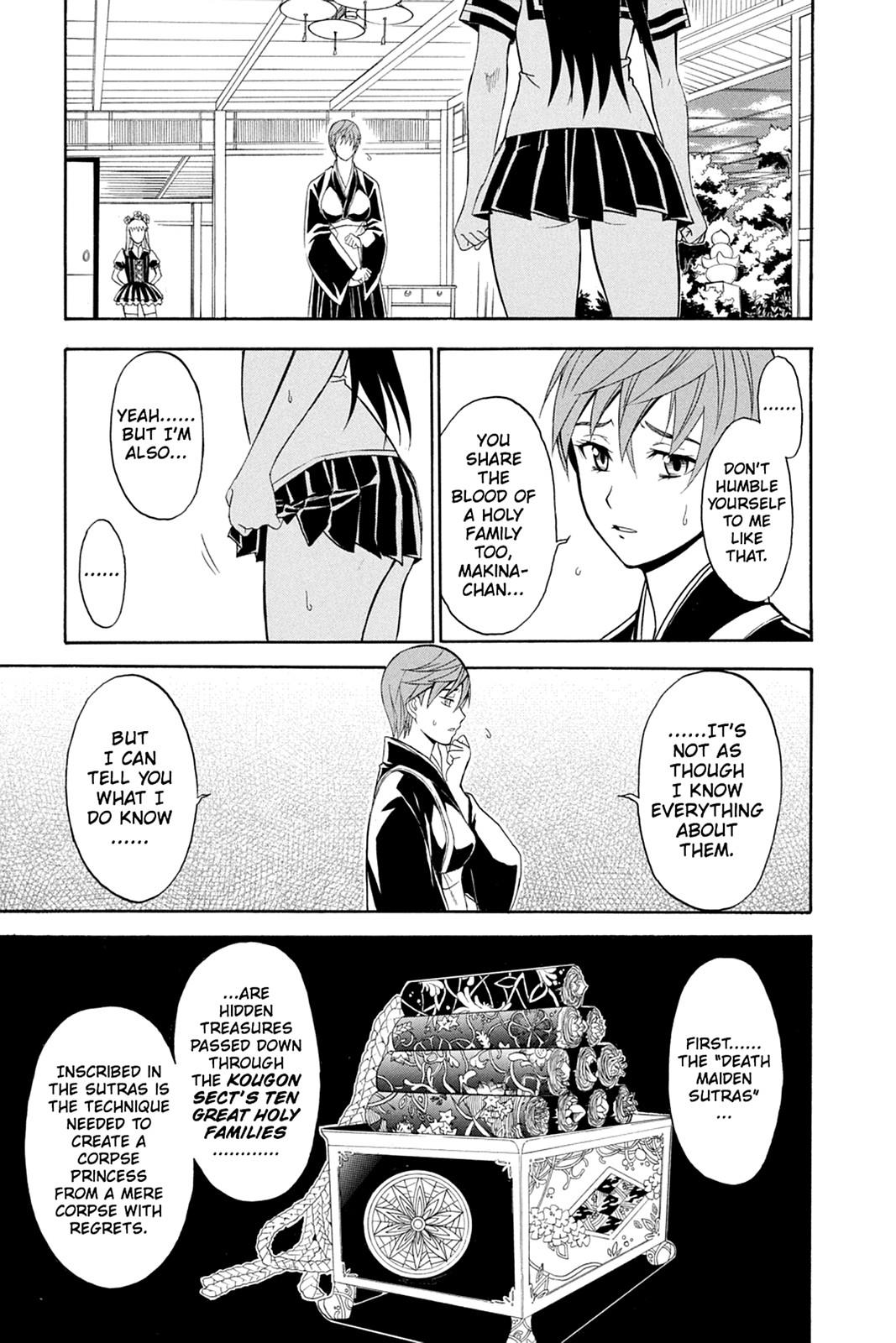 Shikabane Hime Chapter 36 page 21 - Chapter 36: Death 36
