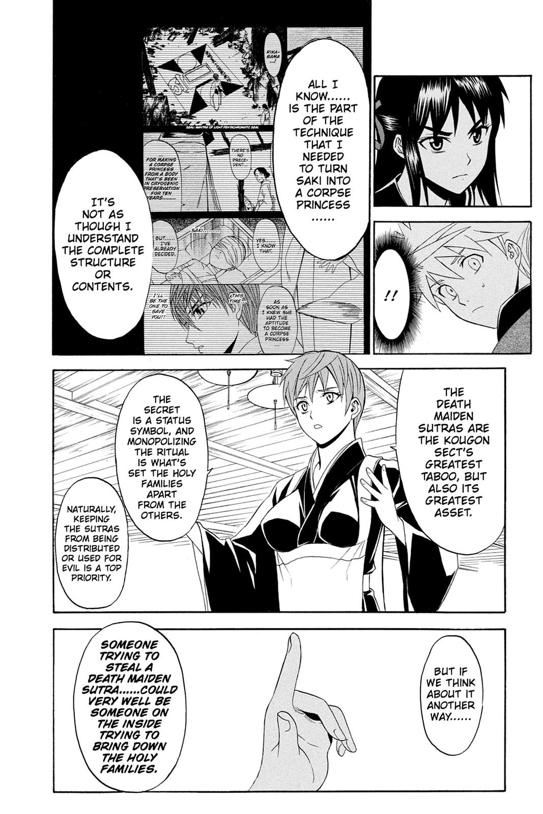 Shikabane Hime Chapter 36 page 22 - Chapter 36: Death 36