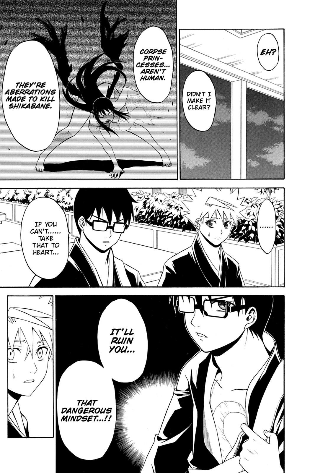 Shikabane Hime Chapter 36 page 33 - Chapter 36: Death 36