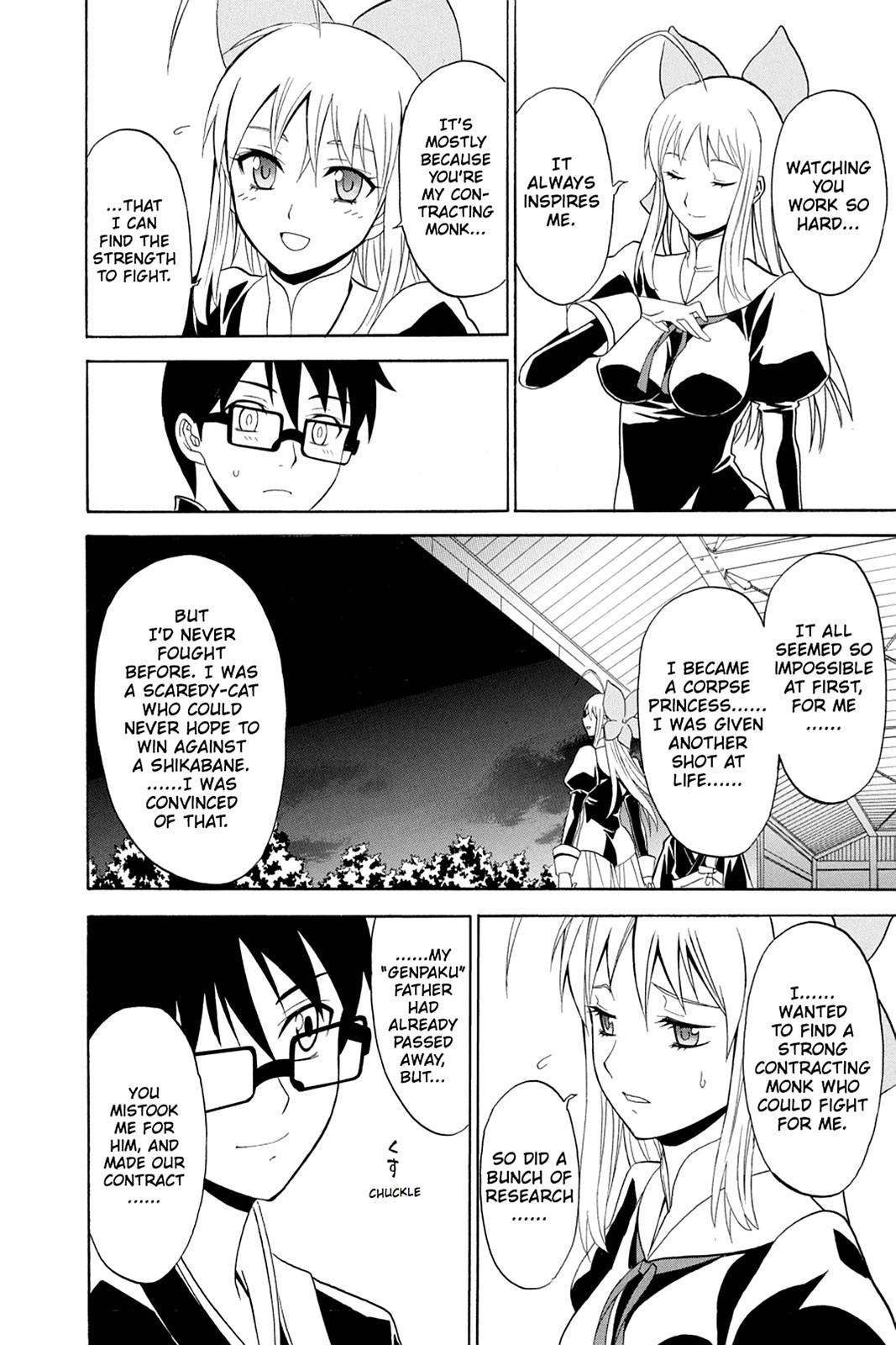 Shikabane Hime Chapter 37 page 12 - Chapter 37: Death 37