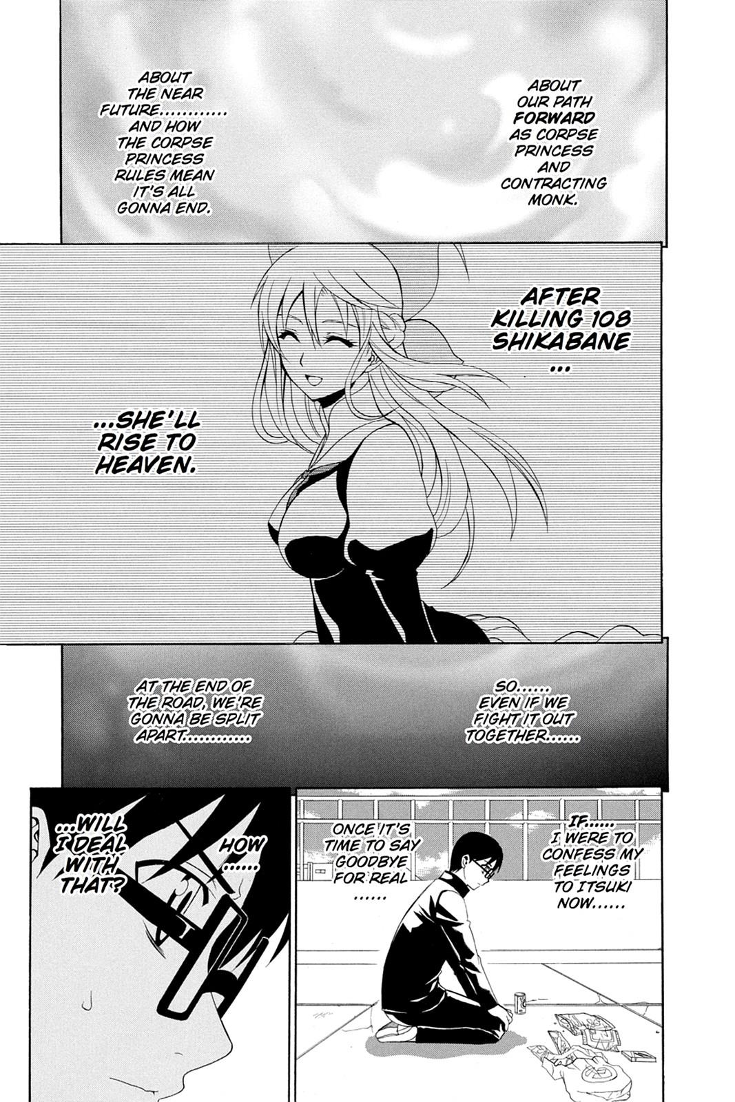 Shikabane Hime Chapter 37 page 21 - Chapter 37: Death 37