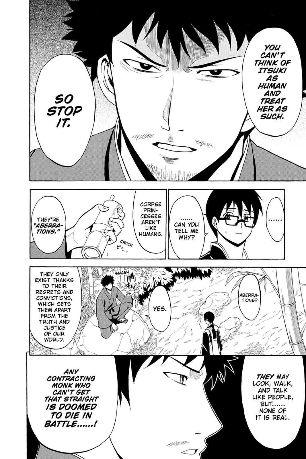 Shikabane Hime Chapter 37 page 33 - Chapter 37: Death 37