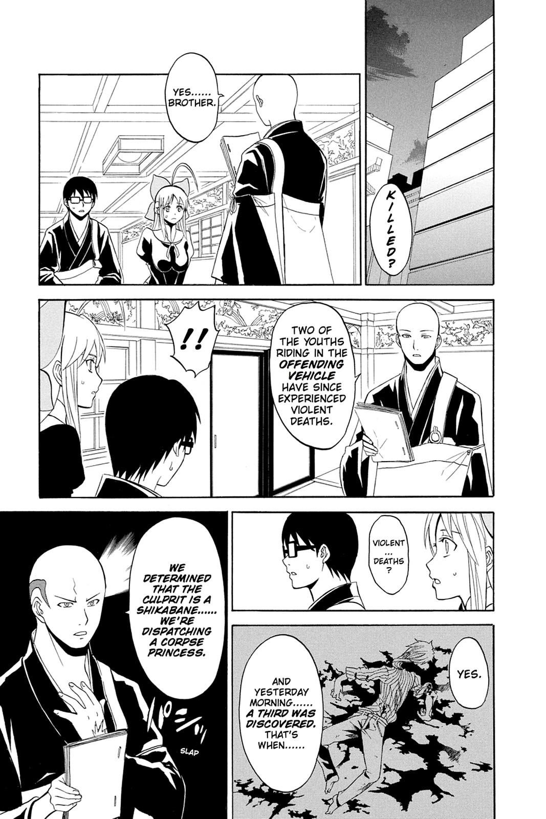 Shikabane Hime Chapter 37 page 40 - Chapter 37: Death 37