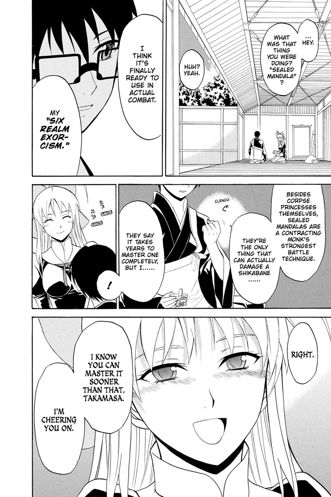 Shikabane Hime Chapter 37 page 8 - Chapter 37: Death 37