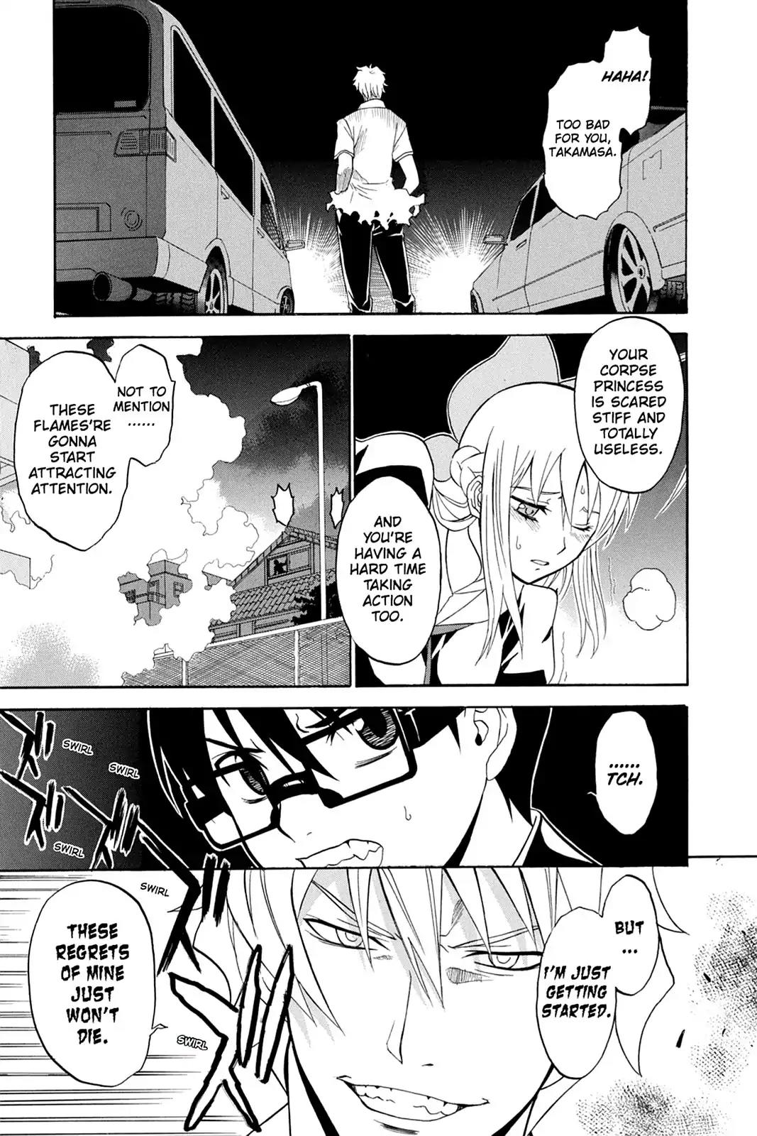 Shikabane Hime Chapter 38 page 19 - Chapter 38: Death 38