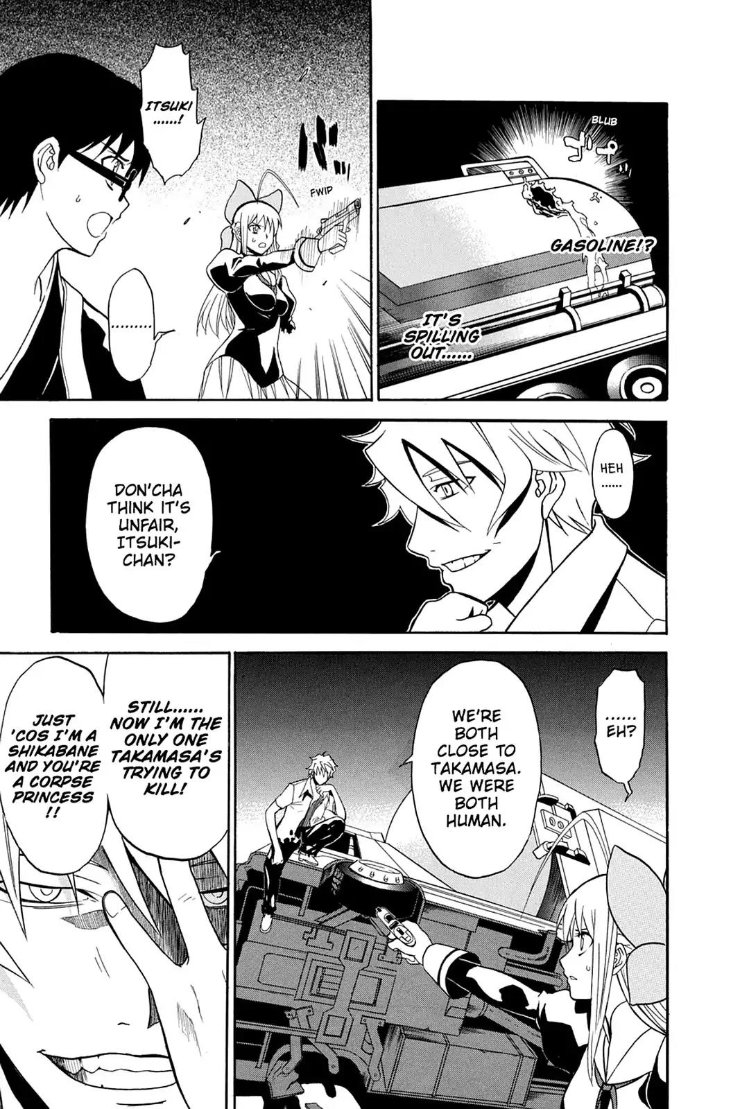 Shikabane Hime Chapter 38 page 25 - Chapter 38: Death 38
