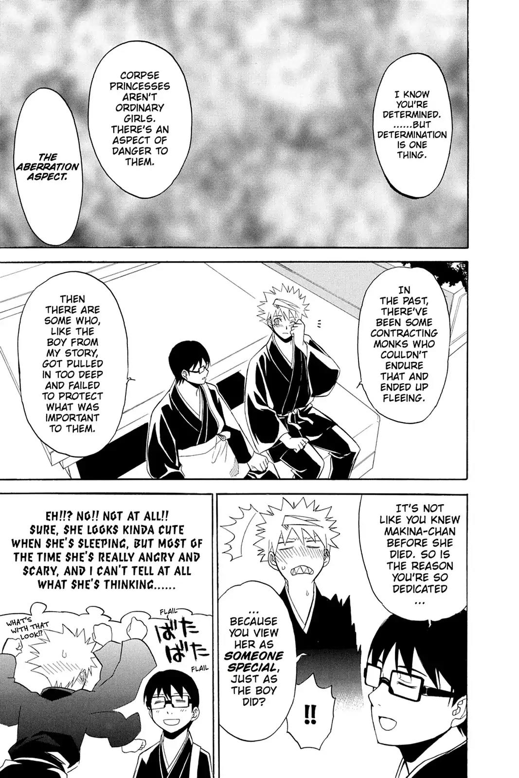 Shikabane Hime Chapter 38 page 48 - Chapter 38: Death 38