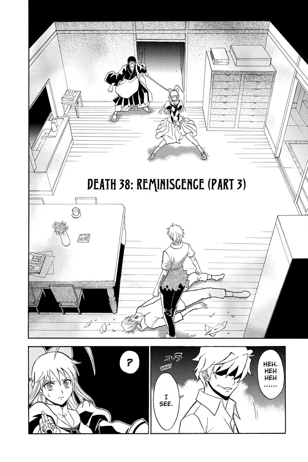 Shikabane Hime Chapter 38 page 6 - Chapter 38: Death 38