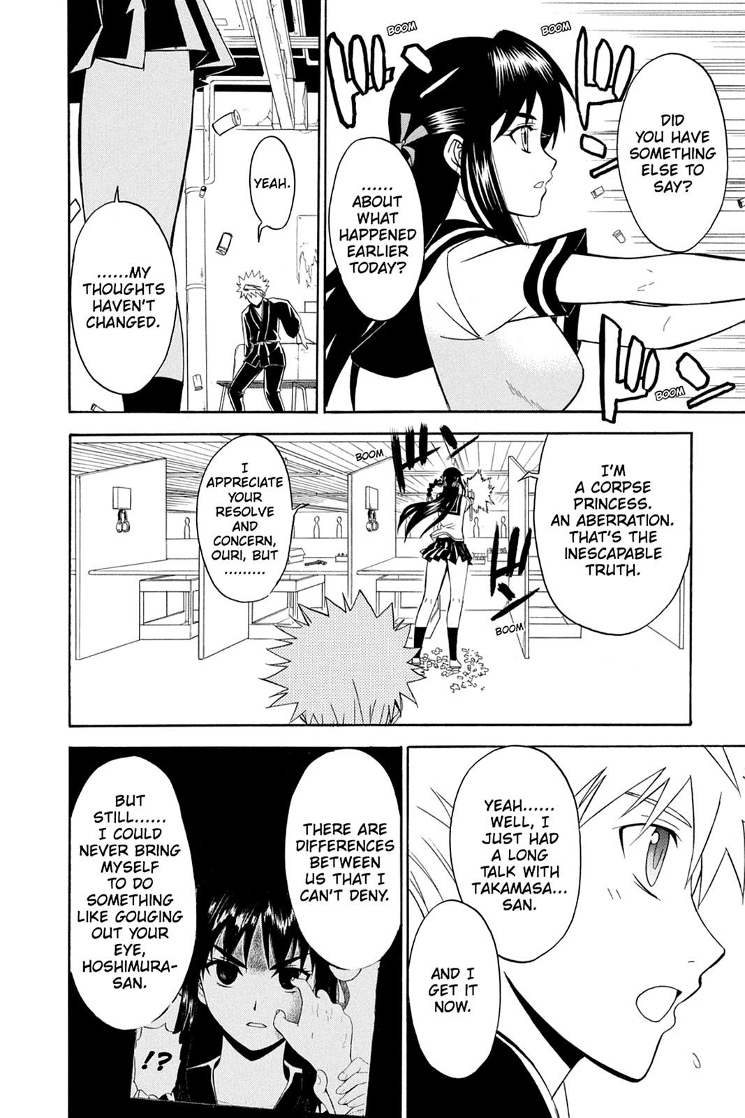 Shikabane Hime Chapter 39 page 8 - Chapter 39: Death 39