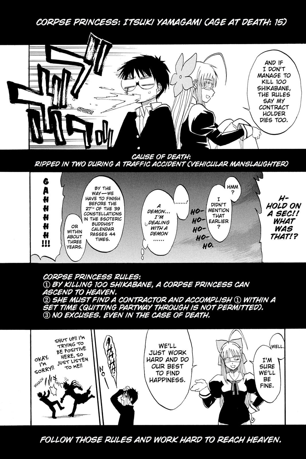 Shikabane Hime Chapter 40.5 page 74 - Chapter 40.5: Death 40.5