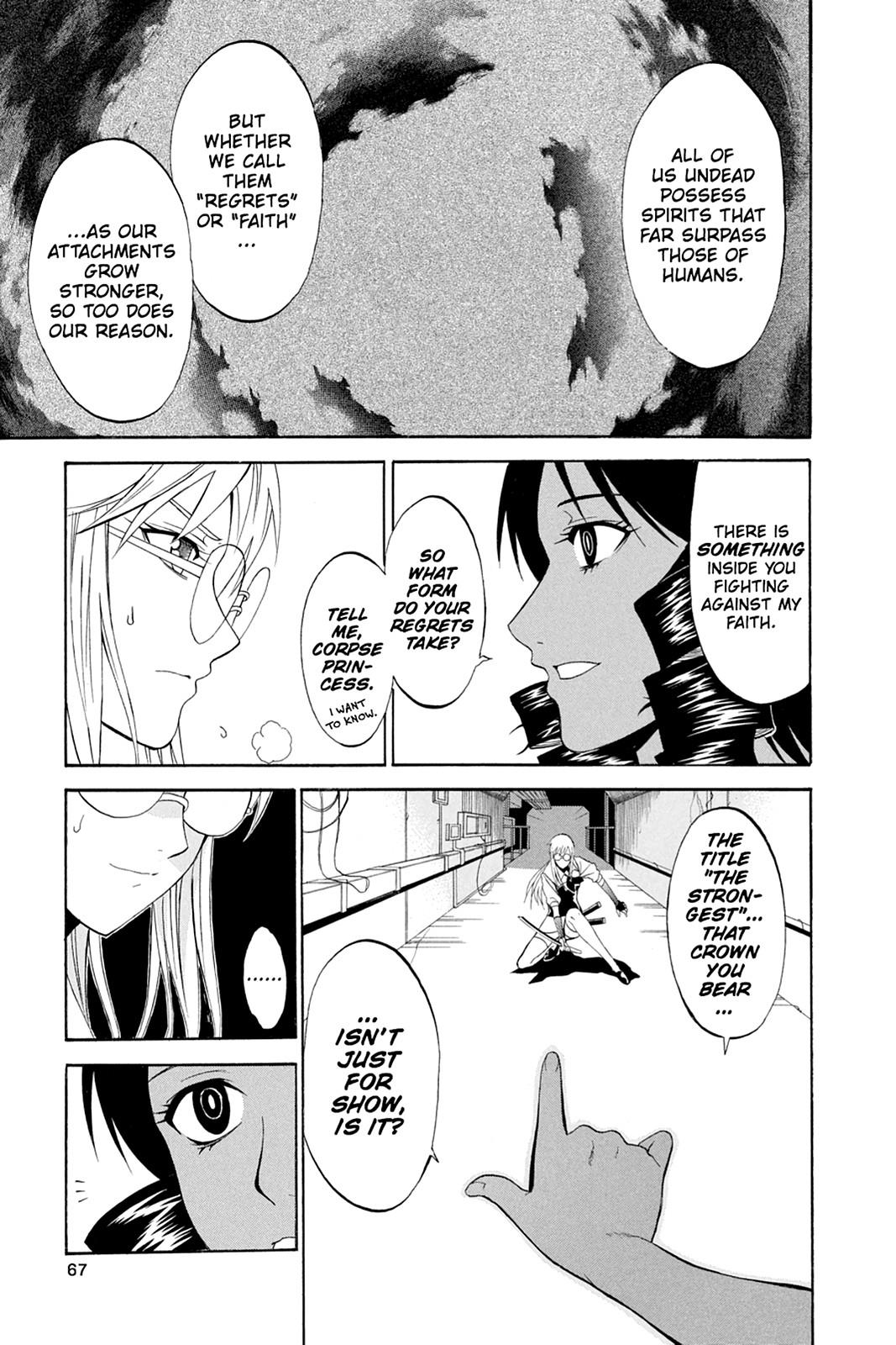 Shikabane Hime Chapter 42 page 23 - Chapter 42: Death 42