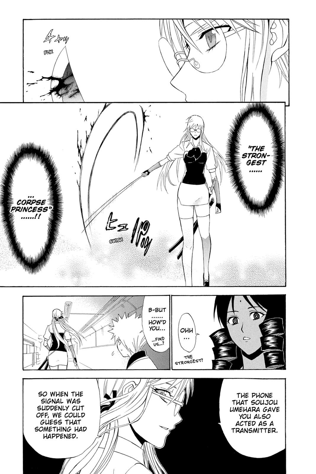 Shikabane Hime Chapter 42 page 3 - Chapter 42: Death 42