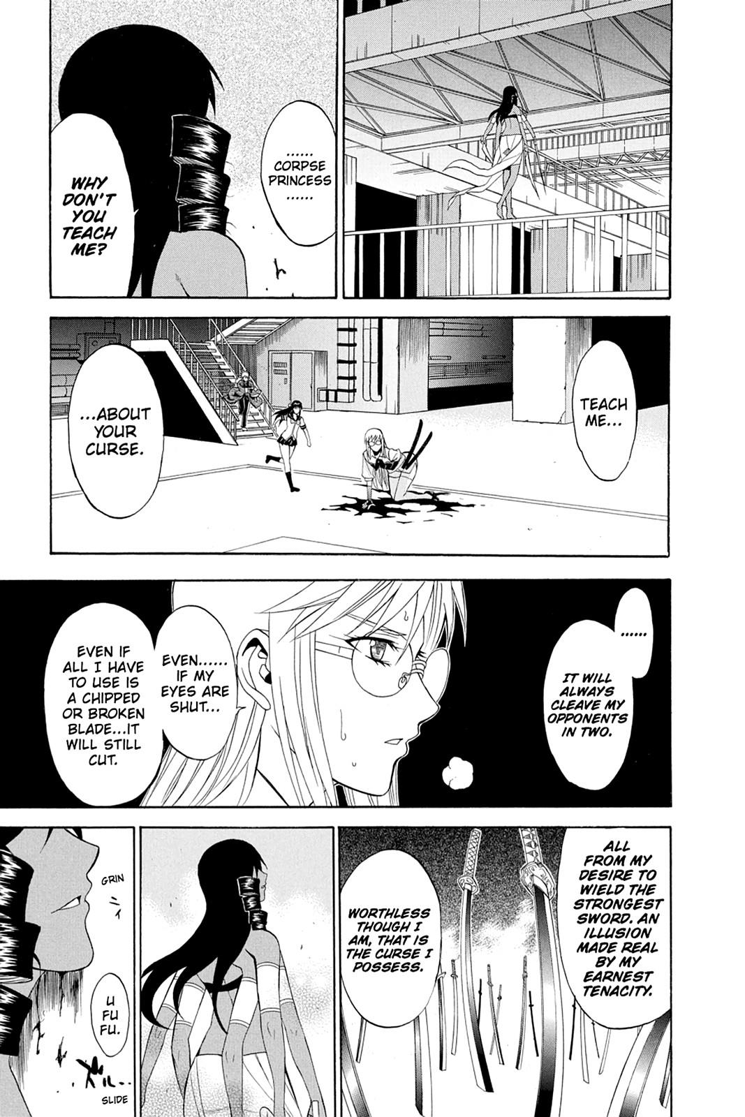 Shikabane Hime Chapter 42 page 37 - Chapter 42: Death 42
