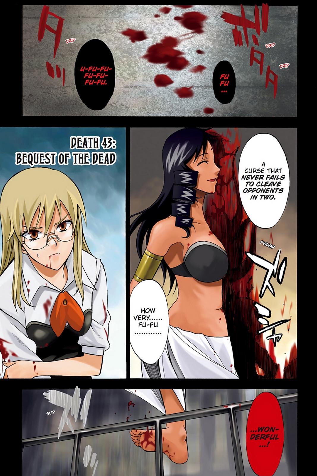 Shikabane Hime Chapter 43 page 1 - Chapter 43: Death 43