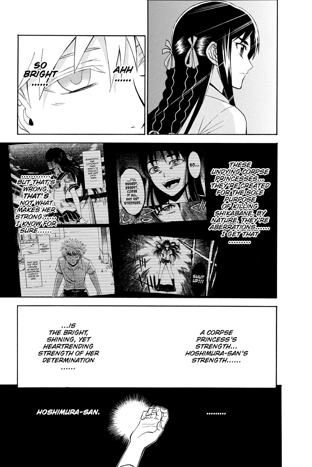 Shikabane Hime Chapter 48 page 9 - Chapter 48: Death 48
