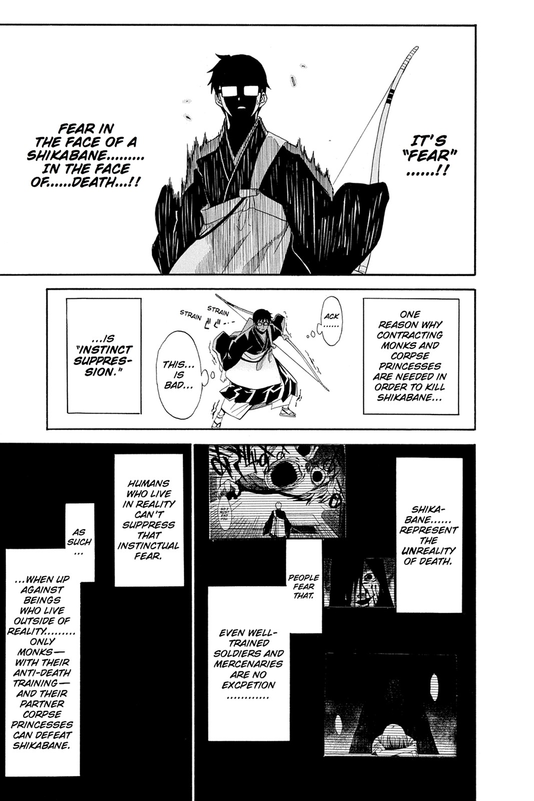 Shikabane Hime Chapter 49 page 19 - Chapter 49: Death 49
