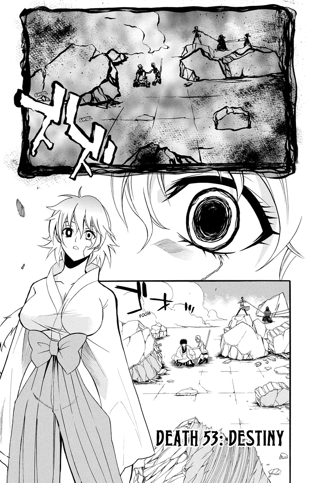 Shikabane Hime Chapter 53 page 1 - Chapter 53: Death 53