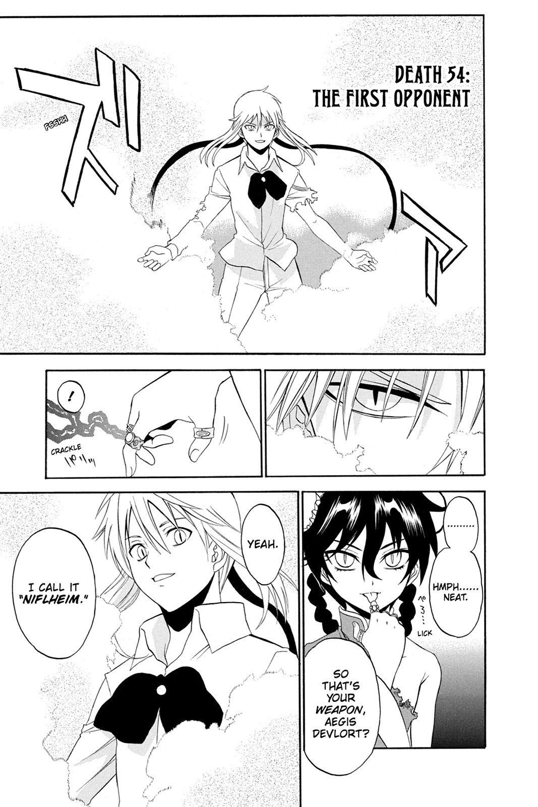 Shikabane Hime Chapter 54 page 1 - Chapter 54: Death 54