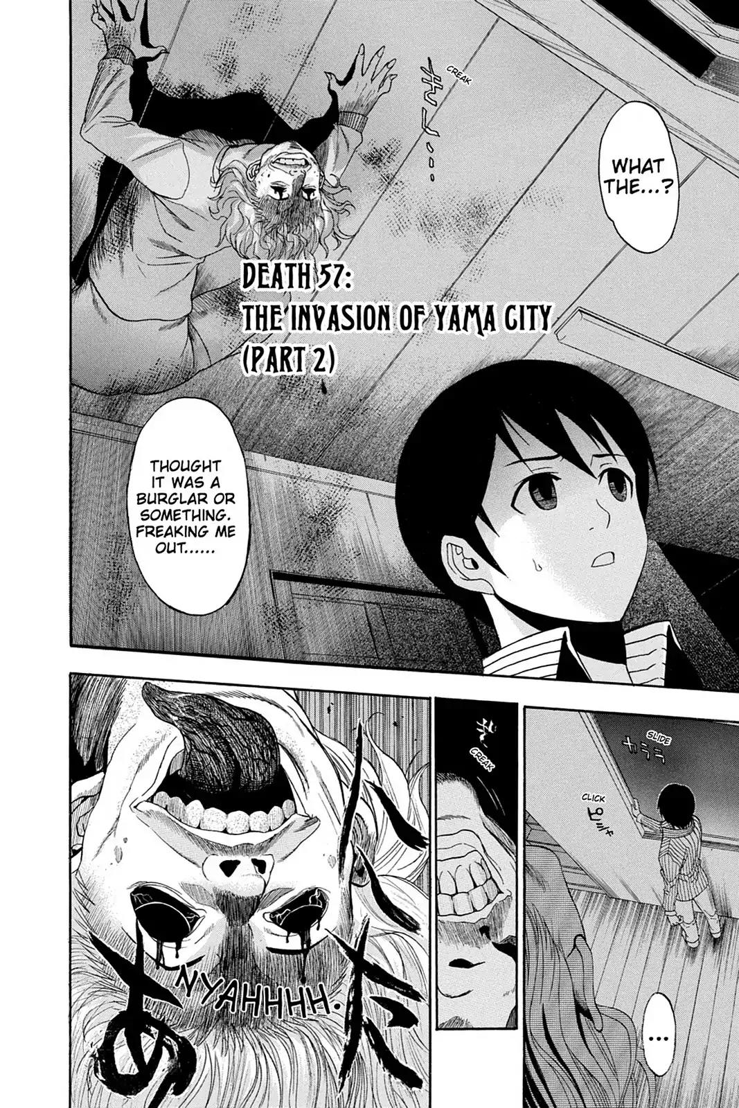 Shikabane Hime Chapter 57 page 2 - Chapter 57: Death 57